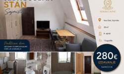 Jednosoban stan, Novi Sad | Izdavanje · 33m² · 280€