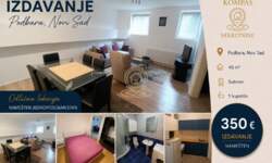 Jednoiposoban stan, Novi Sad | Izdavanje · 45m² · 350€