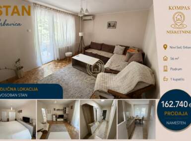 Dvosoban stan, Novi Sad | Prodaja · 56m² · 162.740€