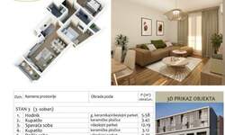 Trosoban stan, Niš - Duvanište | Prodaja · 65m² · 148.200€