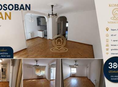 Dvosoban stan, Novi Sad | Izdavanje · 65m² · 380€