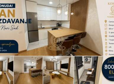 Dvosoban stan, Novi Sad | Izdavanje · 58m² · 800€