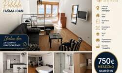 Jednosoban stan, Beograd - Tašmajdan | Izdavanje · 37m² · 750€