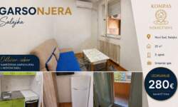Garsonjera, Novi Sad | Izdavanje · 22m² · 280€