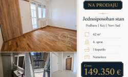 Jednoiposoban stan, Novi Sad | Prodaja · 42m² · 149.350€