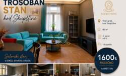 Trosoban stan, Beograd - Trg Nikole Pašića | Izdavanje · 85m² · 1.600€