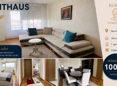 Stan, Novi Sad | Izdavanje · 102m² · 1.000€