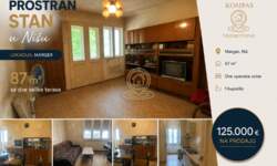 Trosoban stan, Niš | Prodaja · 87m² · 125.000€