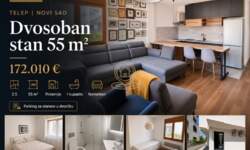 Dvoiposoban stan, Novi Sad | Prodaja · 55m² · 172.010€