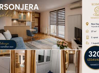 Jednosoban stan, Novi Sad | Izdavanje · 27m² · 320€