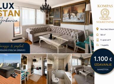 Dvosoban stan, Novi Sad | Izdavanje · 43m² · 1.100€