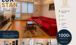 Cetvorosoban stan, Beograd - Blok 28 | Izdavanje · 90m² · 1.000€