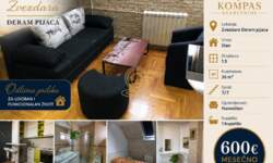 Jednoiposoban stan, Beograd - Đeram | Izdavanje · 36m² · 600€