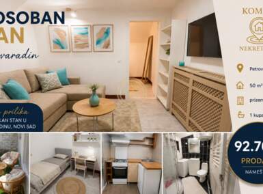 Dvosoban stan, Novi Sad - Petrovaradin | Prodaja · 50m² · 92.700€