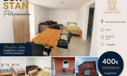 Jednoiposoban stan, Novi Sad - Petrovaradin | Izdavanje · 39m² · 400€