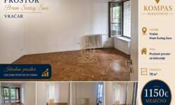 Poslovni prostor / Lokal, Beograd - Hram Sv. Save | Izdavanje · 78m² · 1.150€