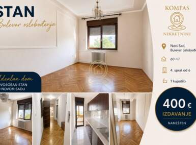 Dvosoban stan, Novi Sad | Izdavanje · 60m² · 400€