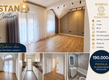 Trosoban stan, Novi Sad | Prodaja · 58m² · 190.000€