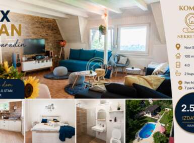 Cetvorosoban stan, Novi Sad - Petrovaradin | Izdavanje · 100m² · 2.500€