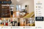 Jednosoban stan, Beograd - Cvetkova pijaca | Izdavanje · 33m² · 400€