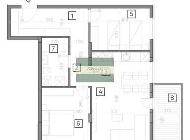 Dvoiposoban stan, Jagodina | Prodaja · 68m² · 137.400€