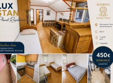 Dvoiposoban stan, Novi Sad - Petrovaradin | Izdavanje · 65m² · 450€