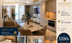 Dvosoban stan, Beograd - Beograd na vodi | Izdavanje · 62m² · 3.200€