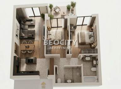 Trosoban stan, Novi Sad | Prodaja · 59m² · 150.000€
