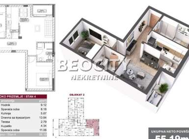 Trosoban stan, Novi Sad - Liman 4 | Prodaja · 55m² · 156.850€