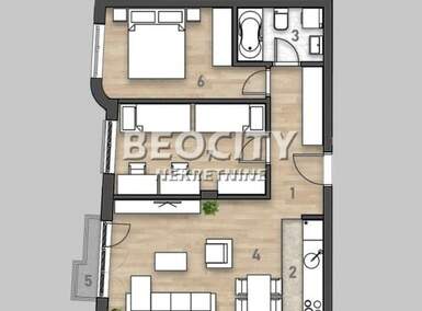 Trosoban stan, Novi Sad - Socijalno | Prodaja · 58m² · 215.723€