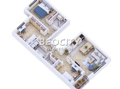 Cetvorosoban stan, Novi Sad - Veternička Rampa | Prodaja · 77m² · 169.400€