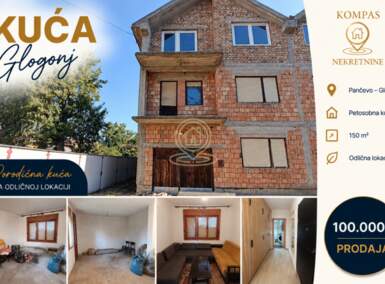 Kuća, Pančevo - Glogonj | Prodaja · 150m² · 100.000€