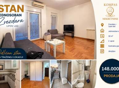 Jednosoban stan, Lipov Lad · 32m² · 148.000€ | SveNekretnine