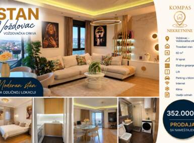 Trosoban stan, Voždovačka crkva · 82m² · 352.000€ | SveNekretnine
