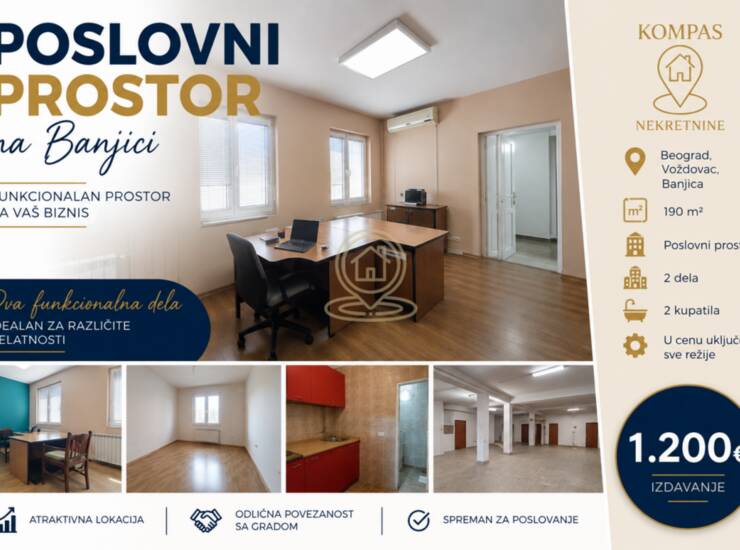 Poslovni prostor / Lokal Beograd, Banjica – fotografija 1