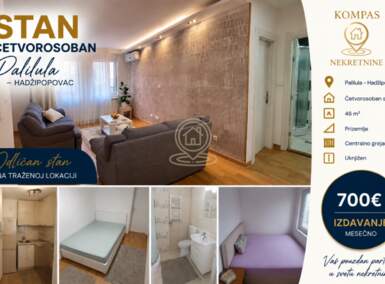 Dvosoban stan, Hadžipopovac · 46m² · 700€ | SveNekretnine