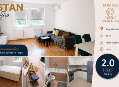 Dvosoban stan, Novi Sad · 47m² · 139.000€ | SveNekretnine