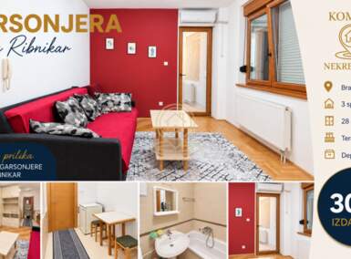 Garsonjera, Novi Sad · 28m² · 300€ | SveNekretnine
