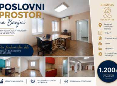Poslovni prostor / Lokal · 190m² · 1.200€ | SveNekretnine