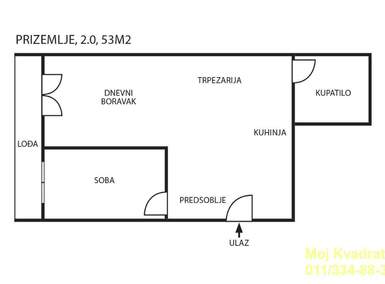 Dvosoban stan, Cvetkova pijaca · 53m² · 185.000€ | SveNekretnine
