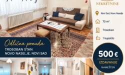 Trosoban stan, Novi Sad · 70m² · 500€ | SveNekretnine