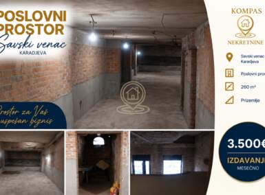 Poslovni prostor / Lokal · 260m² · 3.500€ | SveNekretnine