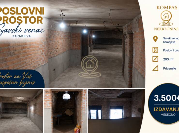 Poslovni prostor / Lokal Beograd, Karađorđeva – fotografija 1