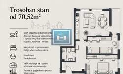 Trosoban stan, Jagodina · 70m² · 131.800€ | SveNekretnine