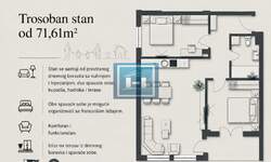 Trosoban stan, Jagodina · 71m² · 133.900€ | SveNekretnine