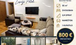 Dvosoban stan, Lisičji Potok · 55m² · 800€ | SveNekretnine