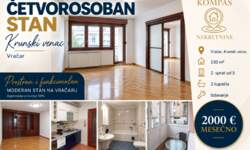 Cetvorosoban stan, Krunski venac · 130m² · 2.000€ | SveNekretnine