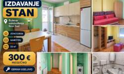 Jednosoban stan, Novi Sad · 33m² · 300€ | SveNekretnine