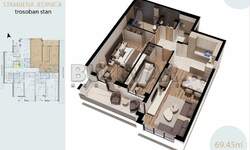 Trosoban stan, Pantelej(Niš) · 69m² · 155.846€ | SveNekretnine