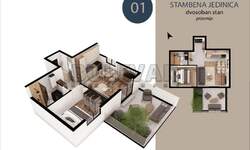 Dvosoban stan, Trošarina · 49m² · 84.700€ | SveNekretnine
